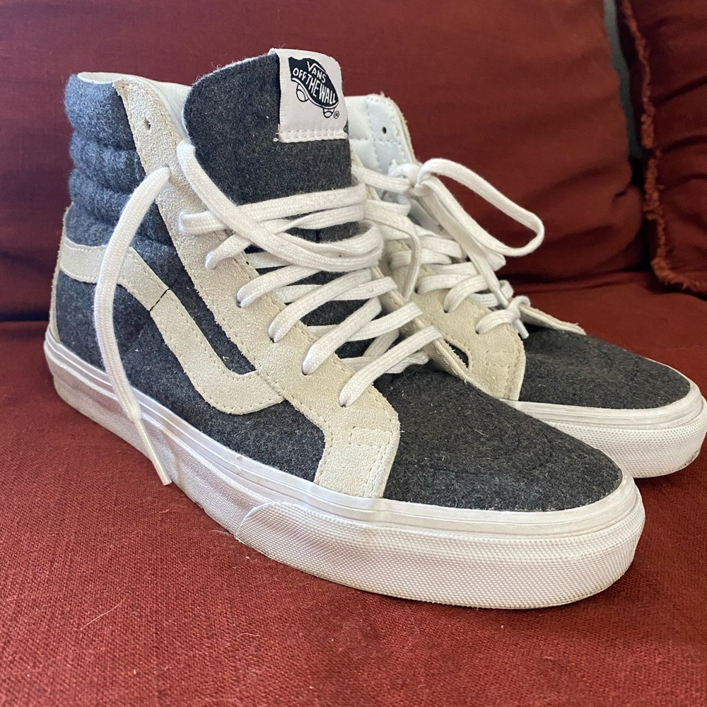 Vans Grey High Tops - Picture 1 of 4